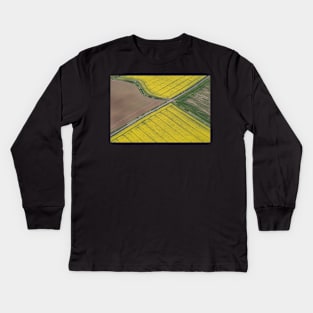 Over Dirleton fields #1 Kids Long Sleeve T-Shirt